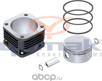 RK.01.089_р/к компрессора!(гильза+поршень) !/MB Actros/Axor OM501 (Yumak). Артикул RK01089