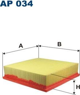 Воздушный фильтр Filtron. Артикул AP 034