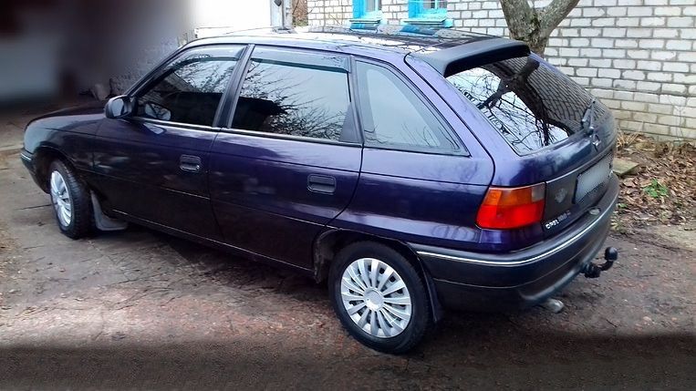 Дефлекторы Cobra Tuning для окон Opel Astra F 5 дв. хэтчбек 1991-1998. Артикул O14091