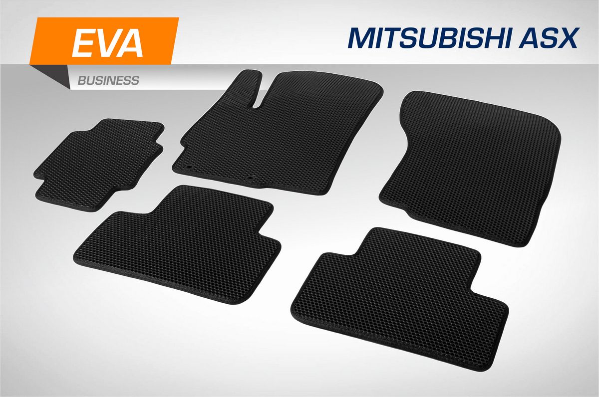Коврики AutoFlex EVA (ЭВА, ЕВА) Business для салона Mitsubishi ASX I поколение рестайлинг 2012-2020 2020-2026. Артикул 3400201