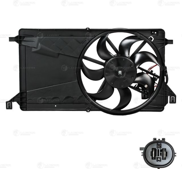 Вентилятор радиатора двигателя Luzar для Volvo V50 I 2004-2010. Артикул LFK 1020