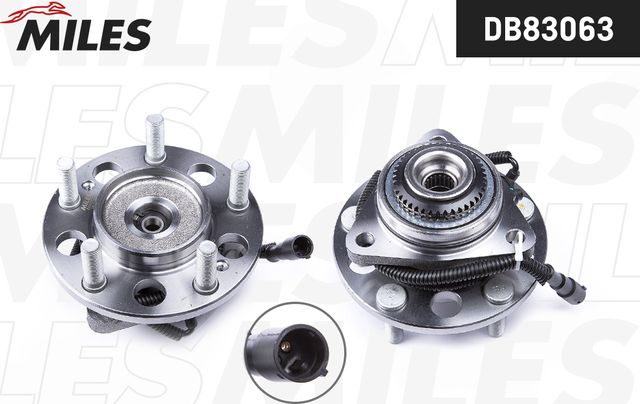 Ступица колеса с интегрированным подшипником Miles. Артикул DB83063