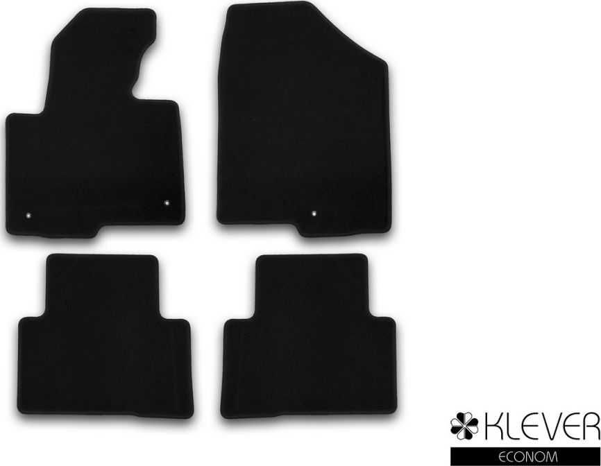 Коврики Klever Econom для салона Hyundai Santa Fe III АКПП кроссовер 2012-2018. Артикул KVR01205401200k