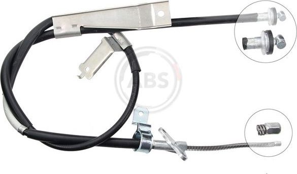 Трос ручника (тросик ручного тормоза) ABS. Артикул K17087