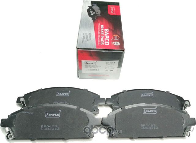 Колодки тормозные дисковые пер. INFINITI Q45 I II, NISSAN PATHFINDER (Bapco) Bapco. Артикул BP0493