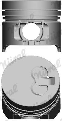 Поршень Nural для Renault Clio II 1998-2013. Артикул 87-336507-10
