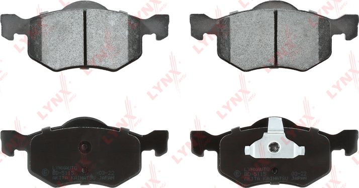 Тормозные колодки LYNXauto. Артикул BD-5115