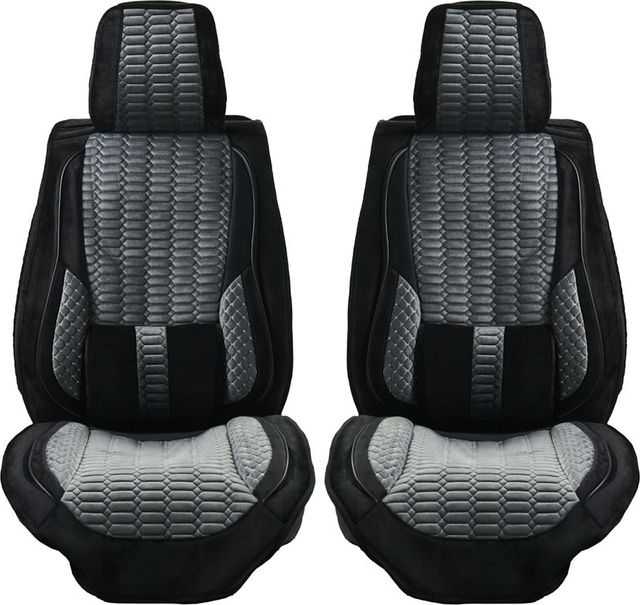 Накидки Seintex каркасные Comfort на сидения, цвет Черный/Серый. Артикул 317687