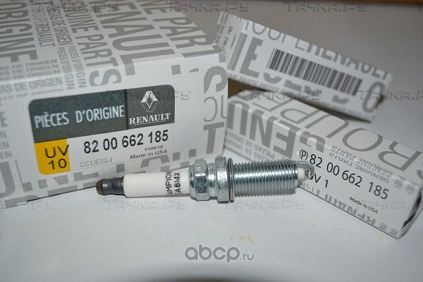 Свеча зажигания Renault для Renault Clio II 1998-2015. Артикул 8200662185