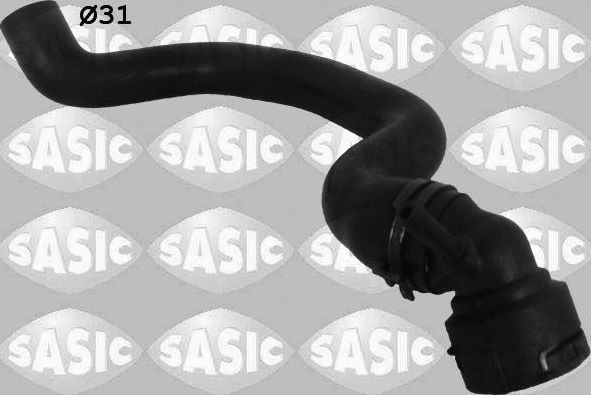 Патрубок радиатора (системы охлаждения) Sasic правый верхний для Audi A3 II (8P) 2003-2010. Артикул 3406165