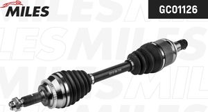 Полуось (привод в сборе, приводной вал) Miles передняя левая для Toyota Avensis II 2003-2008. Артикул GC01126