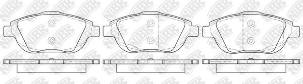 Тормозные колодки NiBK. Артикул PN0706