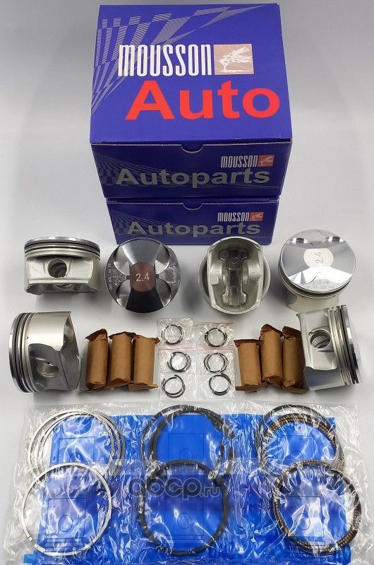 Поршень кольца комплект EA837 2.4 19 mm на 1 цилиндр (Mousson). Артикул SPR24EA83719STD