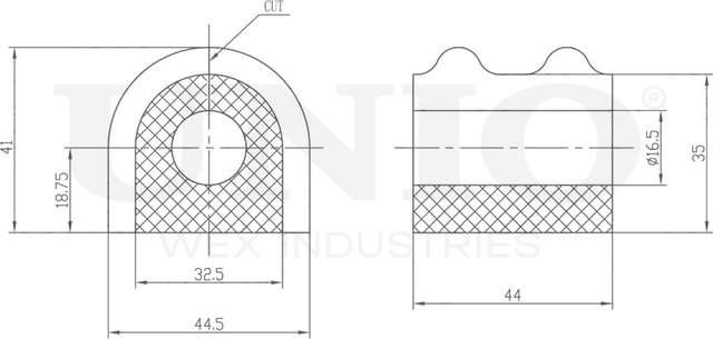 Втулка стабилизатора (Unio). Артикул RMP-10209