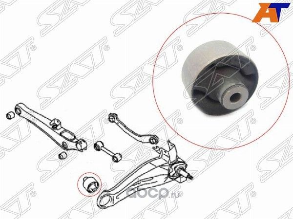 Сайлентблок передний  заднего продольного рычага M (SAT). Артикул STMR519127