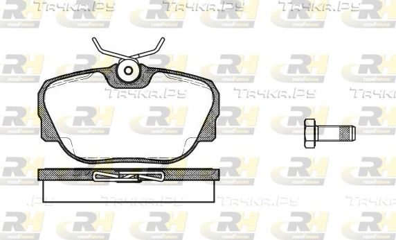 Тормозные колодки RoadHouse передние для BMW 3 II (E30) 1982-1994. Артикул 2296.00