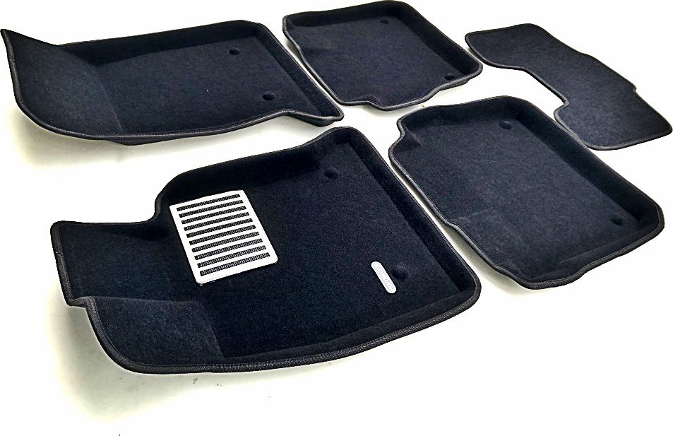 Коврики текстильные Euromat 3D Lux для салона Cadillac CT6 2018-2026. Артикул EM3D-001300