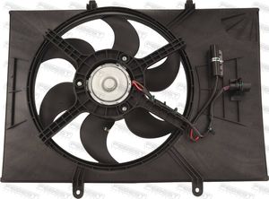 Вентилятор радиатора двигателя (в сборе) Febest для Great Wall Hover H5 2010-2017. Артикул 30650-005