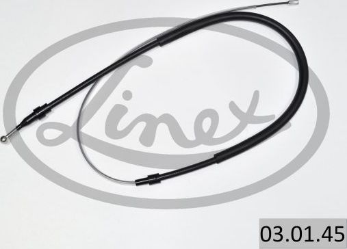 Трос ручника (тросик ручного тормоза) Linex. Артикул 03.01.45