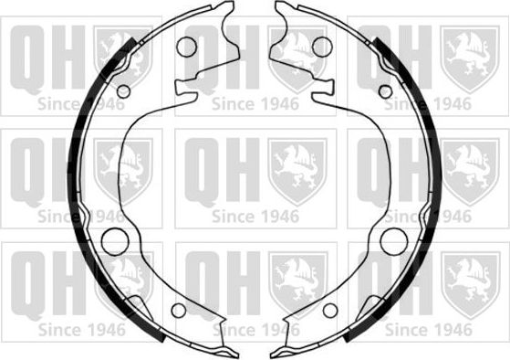 Тормозные колодки (стояночная тормозная система) Quinton Hazell. Артикул BS1181