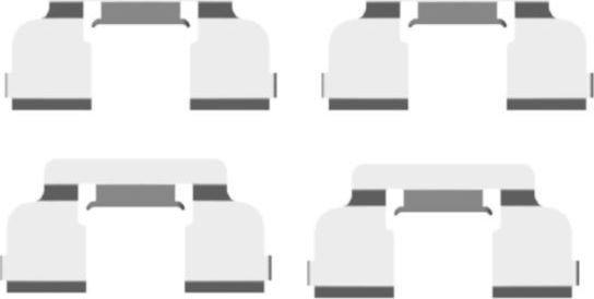 Комплектующие, колодки дискового тормоза Mintex. Артикул MBA1698