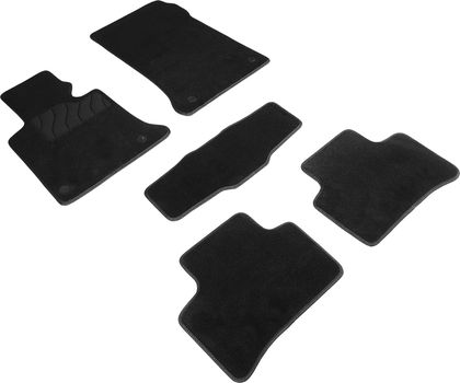 Коврики текстильные Seintex на нескользящей основе для салона Mercedes-Benz GLK-Класс X204 2008-2015. Артикул 85235