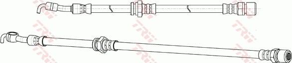 Тормозной шланг TRW. Артикул PHD991