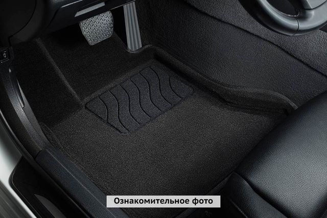 Коврики Seintex 3D ворсовые для салона Lada Vesta I рестайлинг (NG) 2022-2026 Черные. Артикул 318082