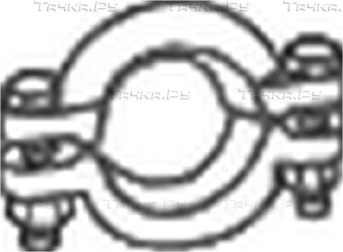Хомут глушителя Bosal. Артикул 254-702
