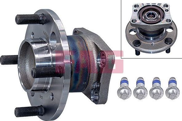 Ступичный подшипник (комплект) Fag задний для Ford Fiesta VI 2008-2019. Артикул 713 6793 00
