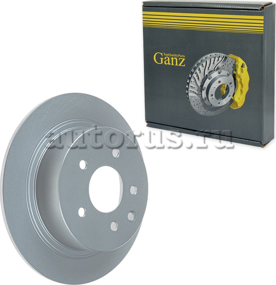 Диск тормозной задний (Ganz). Артикул GIJ06002