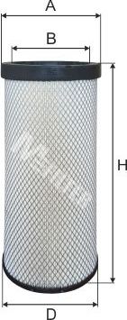 Воздушный фильтр MFilter для MAN F2000 1994-2000. Артикул A 333/1