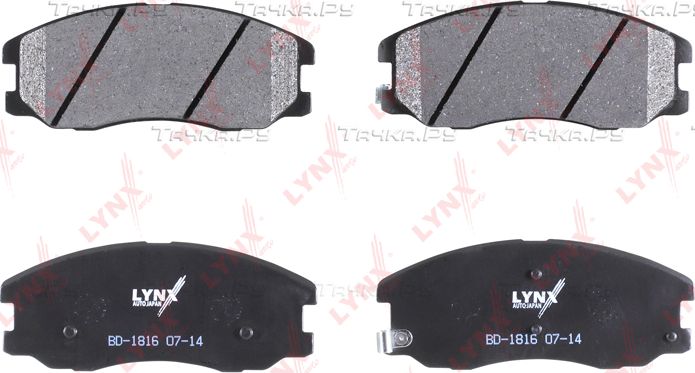 Тормозные колодки LYNXauto. Артикул BD-1816