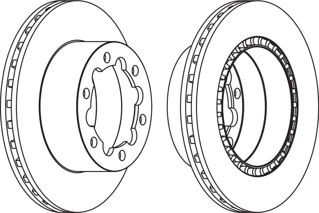 Тормозной диск Ferodo Premier. Артикул FCR312A