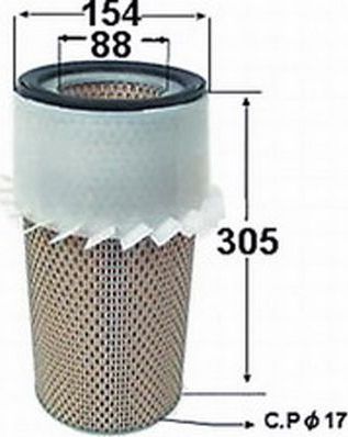 Воздушный фильтр JS Asakashi. Артикул A413J