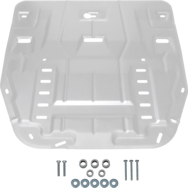 Защита алюминиевая Rival для картера и КПП Kia Carnival IV 2021-2026. Артикул 333.2859.1