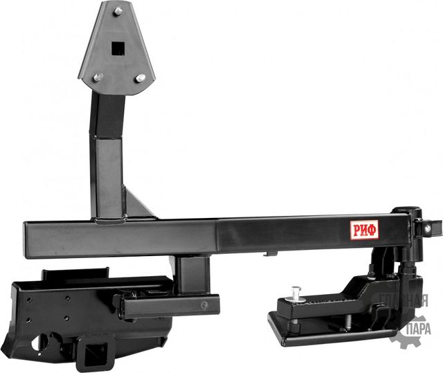 Калитка РИФ (левая) с квадратом под фаркоп в штатный задний бампер для Toyota Land Cruiser 200 2007-2021. Артикул RIF200-80000