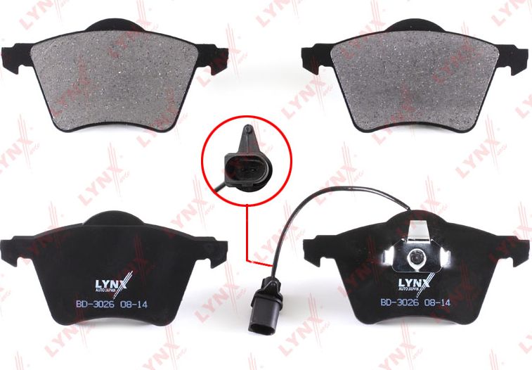Тормозные колодки LYNXauto. Артикул BD-3026