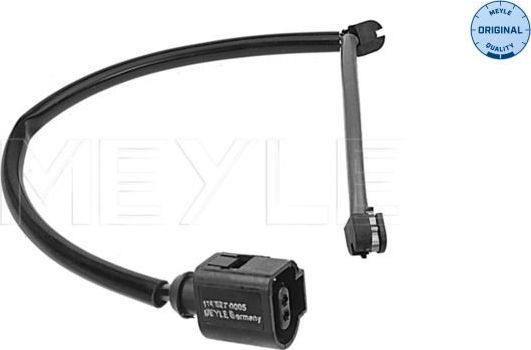 Датчик износа тормозных колодок  Meyle Original передний для Volkswagen Touareg I 2002-2010. Артикул 114 527 0005