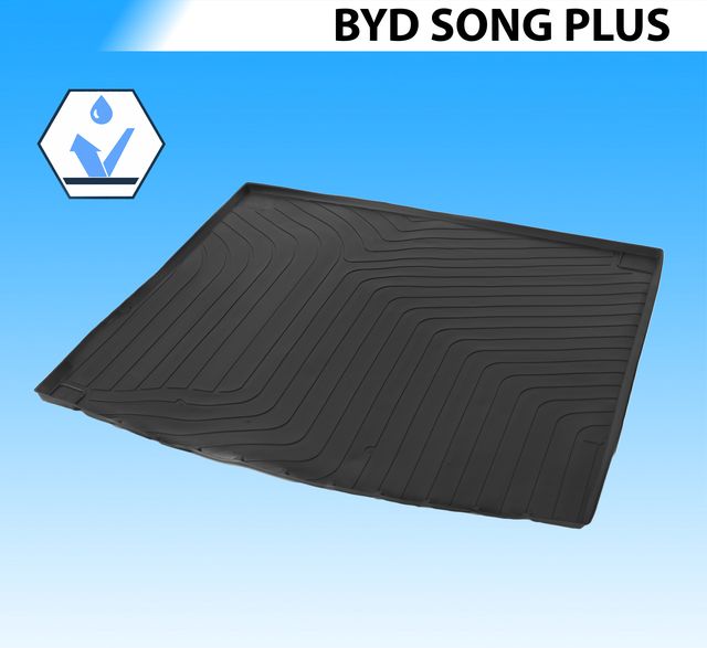 Коврик Rival в багажник для BYD Song Plus 2020-2026. Артикул 10701002