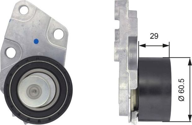 Натяжной ролик (натяжитель) ремня ГРМ Gates PowerGrip®. Артикул T43039