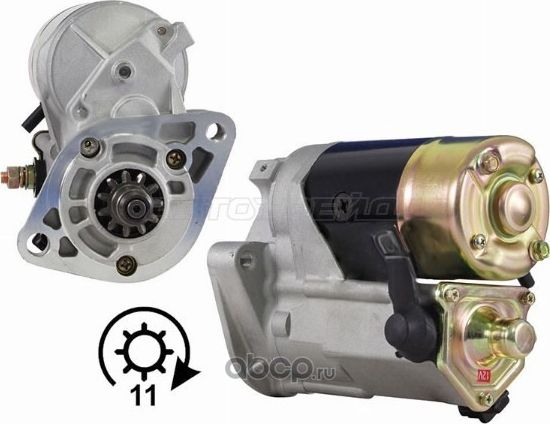 Стартер TOYOTA LAND CRUISER 120 1KD 12V 2,2KW 10T (SAT). Артикул ST2810030050N