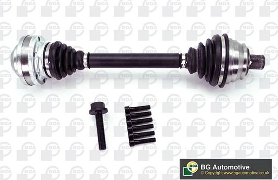 Полуось (привод в сборе, приводной вал) BGA передняя правая/левая для Volkswagen Transporter T4 1990-2003. Артикул DS9609