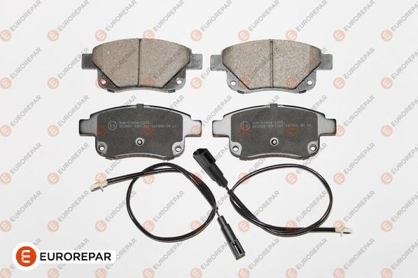 Тормозные колодки Eurorepar. Артикул 1617286280