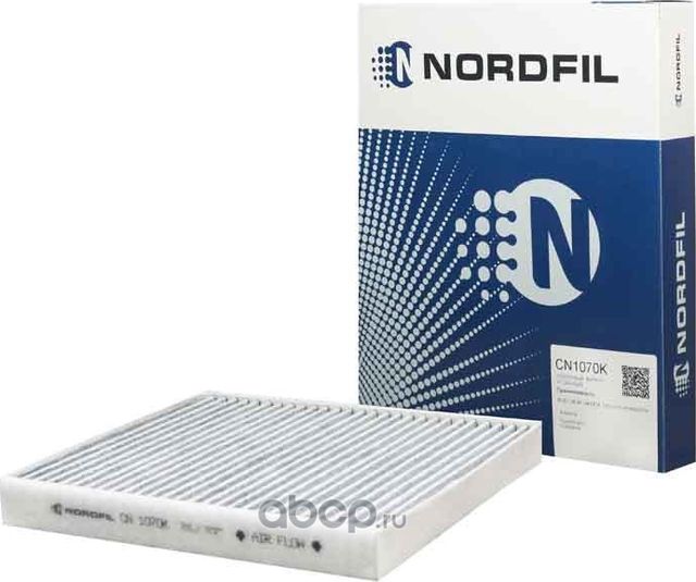 Фильтр салона угольный Audi A3  TT  Seat Leon III  Skoda Kodiaq  Octavia III  Superb III  VW Golf VI (Nordfil). Артикул cn1070k