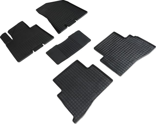 Коврики резиновые Seintex с узором сетка для салона Kia Sportage IV 2016-2026. Артикул 95653