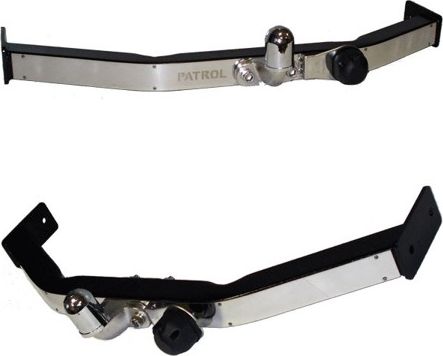 Фаркоп Baltex для Nissan Patrol Y61 2004-2010. (с декор. пластиной) Фланцевое крепление. Артикул N11A