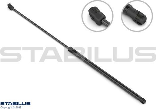 Амортизатор (упор) багажника Stabilus Lift-O-Mat® правый/левый для Infiniti FX II (S51) 2008-2013. Артикул 206521