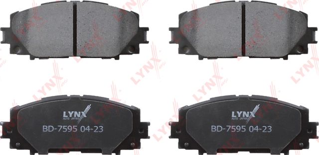 Тормозные колодки LYNXauto передние для Lifan X50 2014-2026. Артикул BD-7595