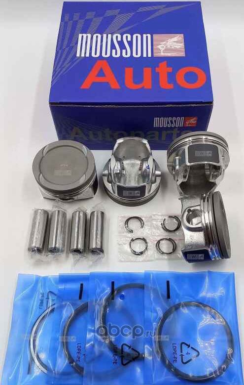 Поршень кольца комплект GM 1,4L A14NET на 1 цилиндр (Mousson). Артикул SPRA14NETSTD